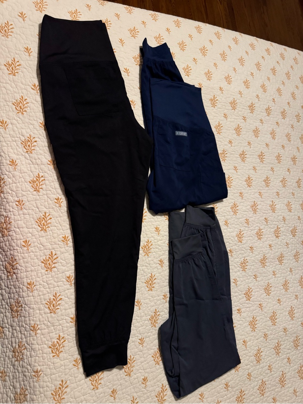 Small Petite Maternity Med Couture Scrub Joggers (3 Pairs)